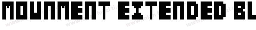 Mounment Extended Bl字体转换